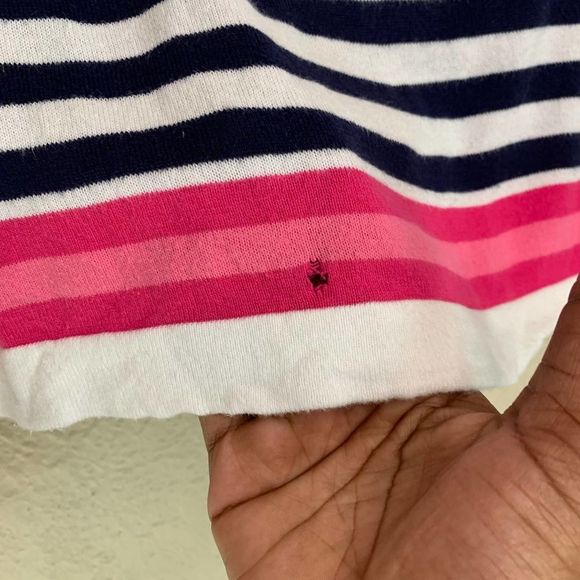 Lilly Pulitzer Striped Long Sleeve Shirt Size Small - Picture 2 of 12
